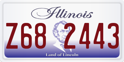 IL license plate Z682443