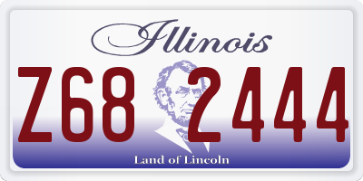 IL license plate Z682444