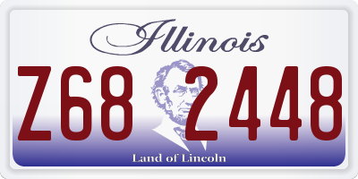 IL license plate Z682448
