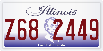 IL license plate Z682449