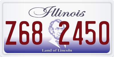 IL license plate Z682450
