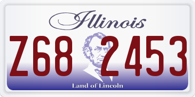 IL license plate Z682453