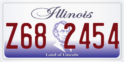IL license plate Z682454