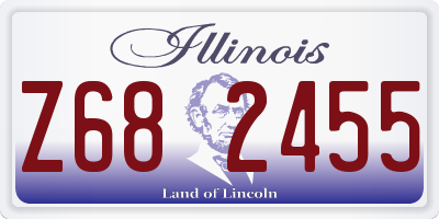 IL license plate Z682455