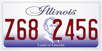 IL license plate Z682456