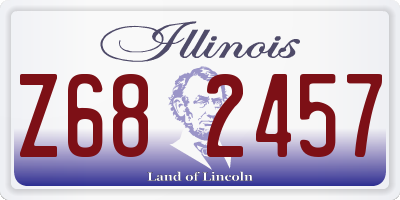 IL license plate Z682457