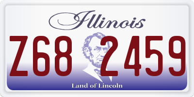 IL license plate Z682459