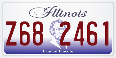 IL license plate Z682461