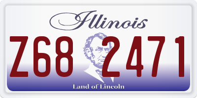 IL license plate Z682471