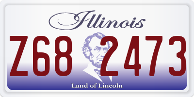 IL license plate Z682473