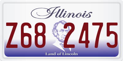 IL license plate Z682475