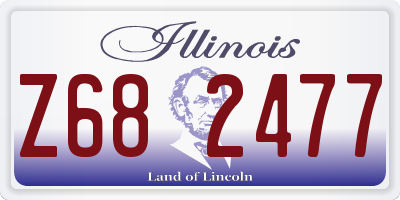 IL license plate Z682477