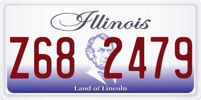 IL license plate Z682479