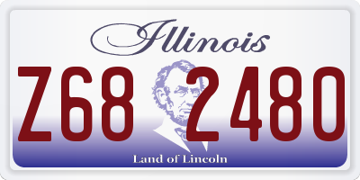 IL license plate Z682480