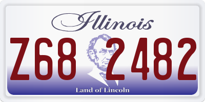 IL license plate Z682482