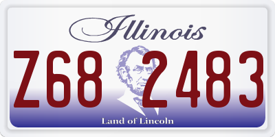 IL license plate Z682483