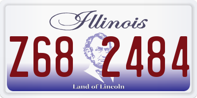IL license plate Z682484
