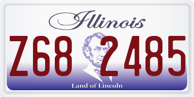 IL license plate Z682485
