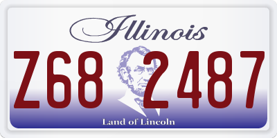 IL license plate Z682487