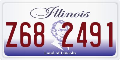 IL license plate Z682491