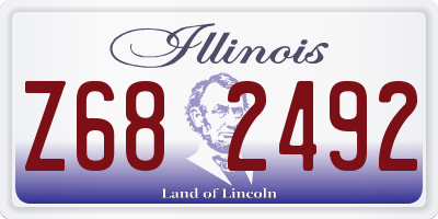 IL license plate Z682492