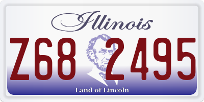 IL license plate Z682495
