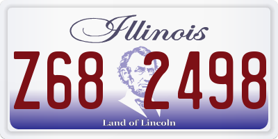 IL license plate Z682498