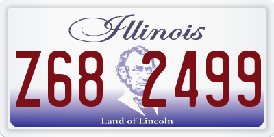 IL license plate Z682499