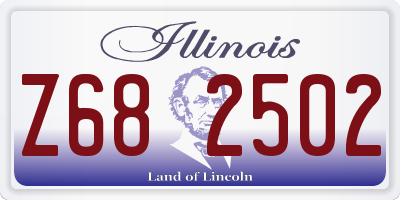 IL license plate Z682502