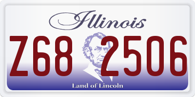 IL license plate Z682506