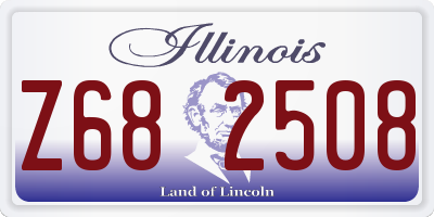 IL license plate Z682508