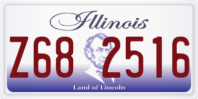 IL license plate Z682516