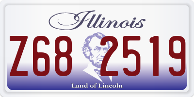 IL license plate Z682519
