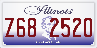 IL license plate Z682520