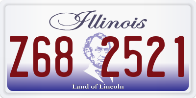 IL license plate Z682521