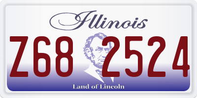 IL license plate Z682524