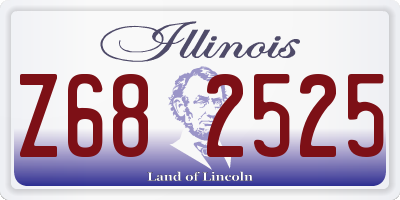 IL license plate Z682525
