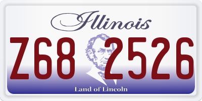 IL license plate Z682526