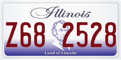 IL license plate Z682528