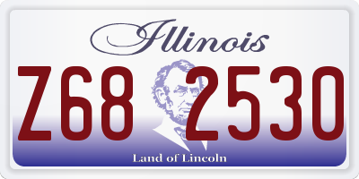 IL license plate Z682530