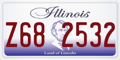 IL license plate Z682532