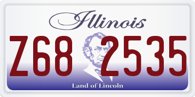 IL license plate Z682535
