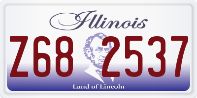 IL license plate Z682537
