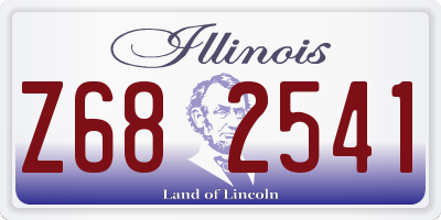 IL license plate Z682541