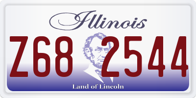 IL license plate Z682544