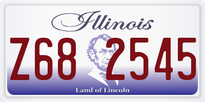 IL license plate Z682545