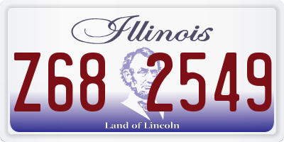 IL license plate Z682549