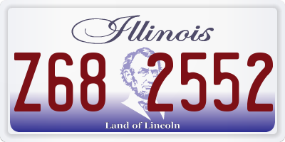 IL license plate Z682552