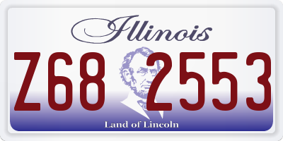 IL license plate Z682553