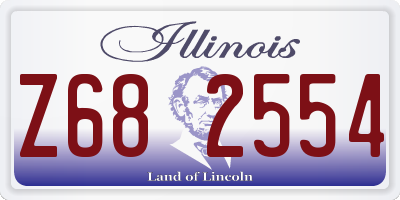 IL license plate Z682554
